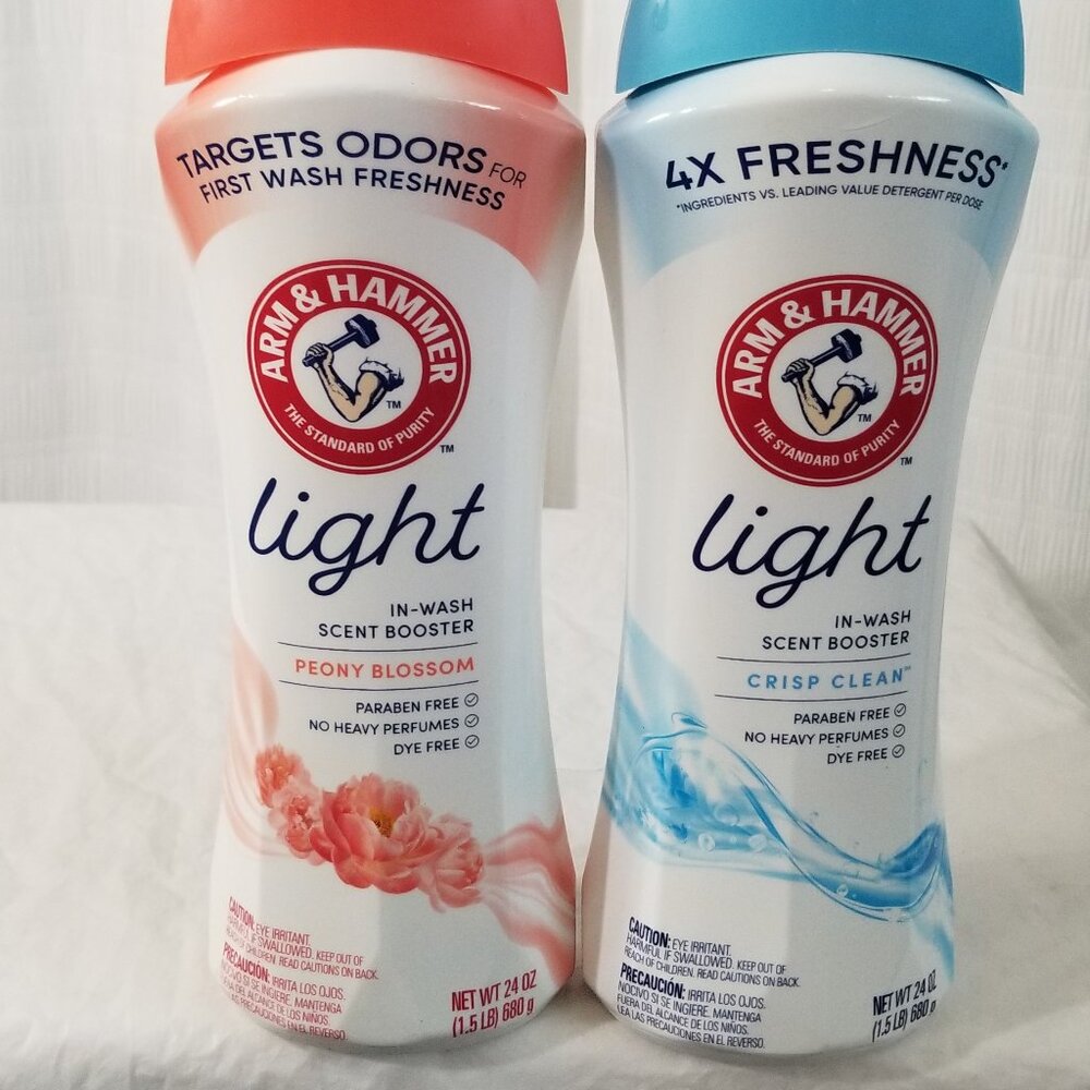 ARM & HAMMER Light In-Wash Scent Booster, No Heavy Perfumes, No Dyes, No Paraben